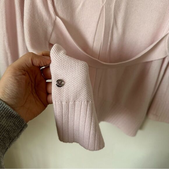 Lululemon Sincerely Yours Light Sweater In Pink Glow Fits Like 6 - Picture 9 of 10
